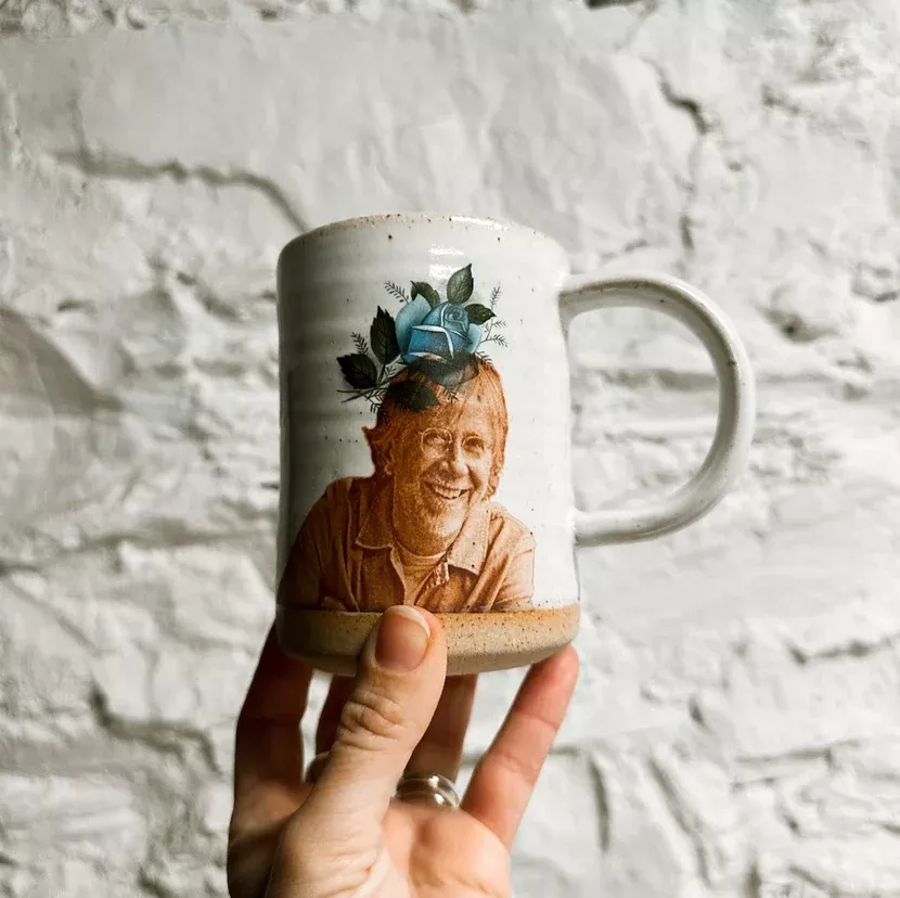 Phish Trey Anastasio with Flowers Handmade Mug