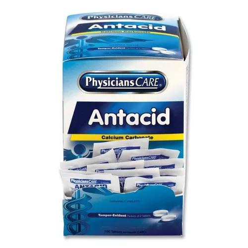 PhysiciansCare 90089 Antacid Calcium Carbonate Medication (50/Box)