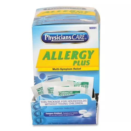 PhysiciansCare 90091-004 Allergy Antihistamine Medication (50/Box)