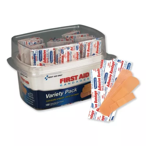 PhysiciansCare by First Aid Only 90095 First Aid Bandages - Assorted (1-Kit)