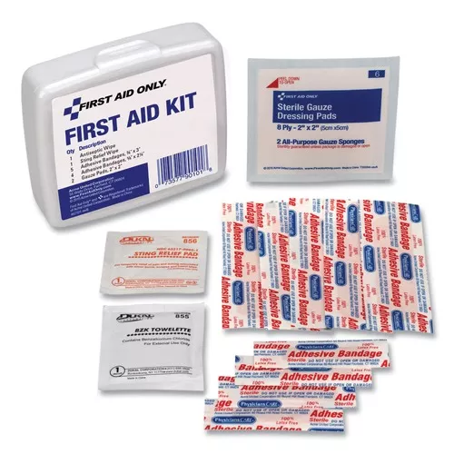 PhysiciansCare by First Aid Only 90101-001 13-Piece Mini First Aid On the Go Kit with Plastic Case (1-Kit)