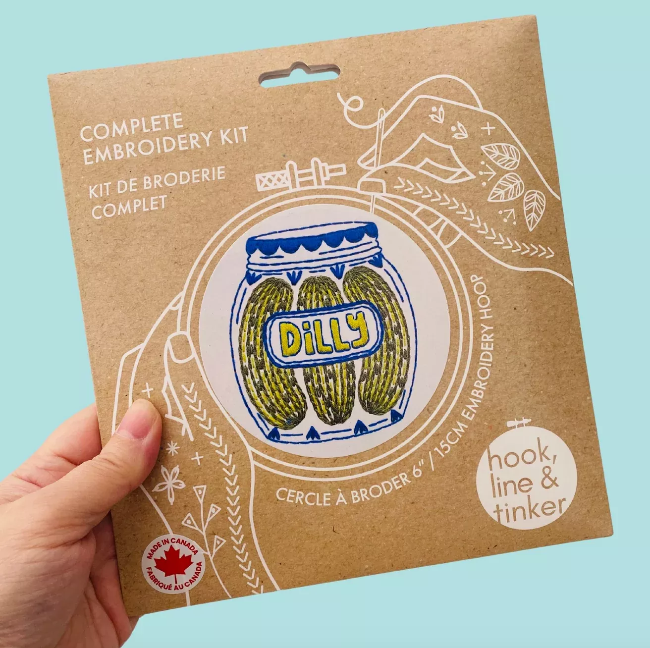 Pickles Embroidery Kit