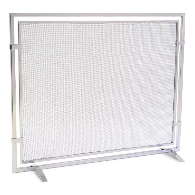 Pilgrim Single Panel Sinclair Screen - Polished Nickel