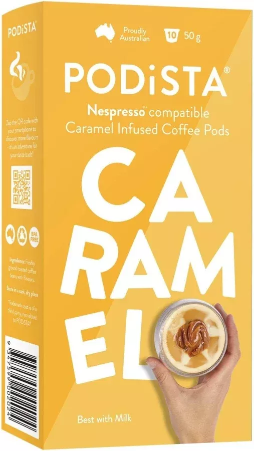 Podista - Caramel Nespresso Original Compatible Capsules 10 Pack