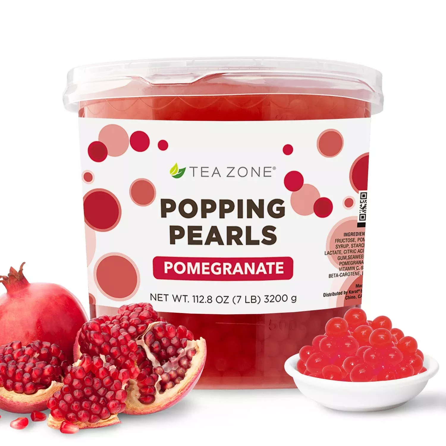 Pomegranate POPPING PEARLS™ - Jar (7 lb)