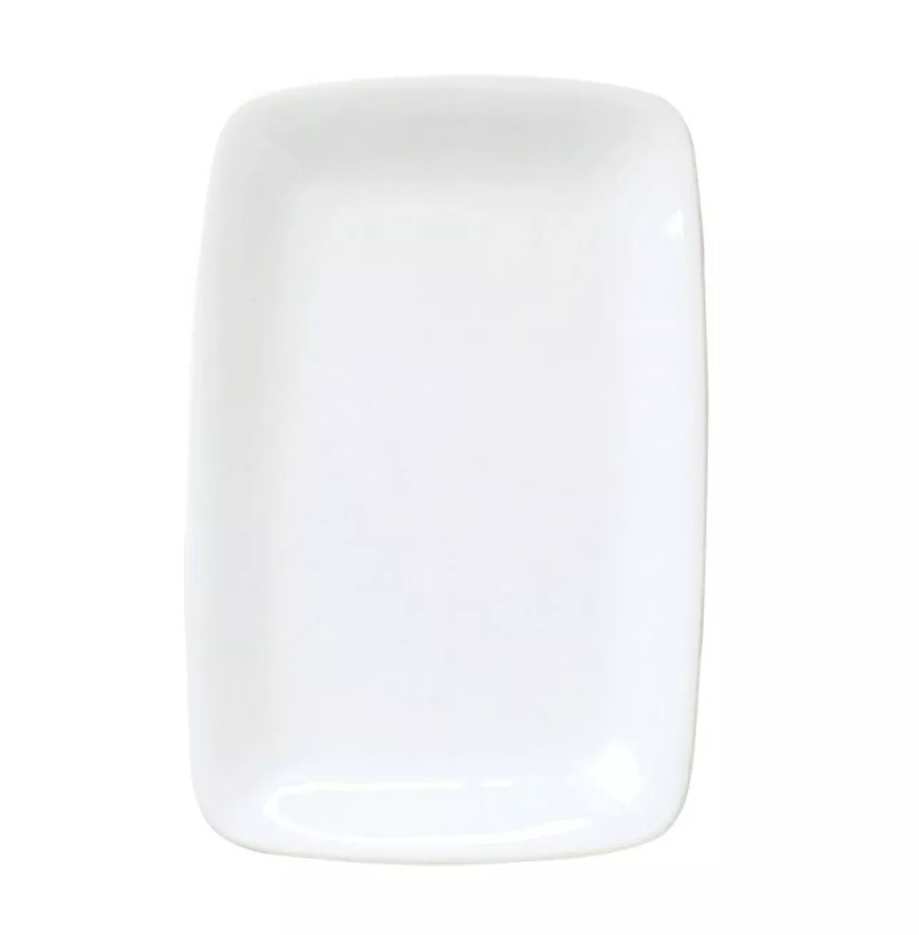 Porcelain Rectangular Platter – White – 10.25
