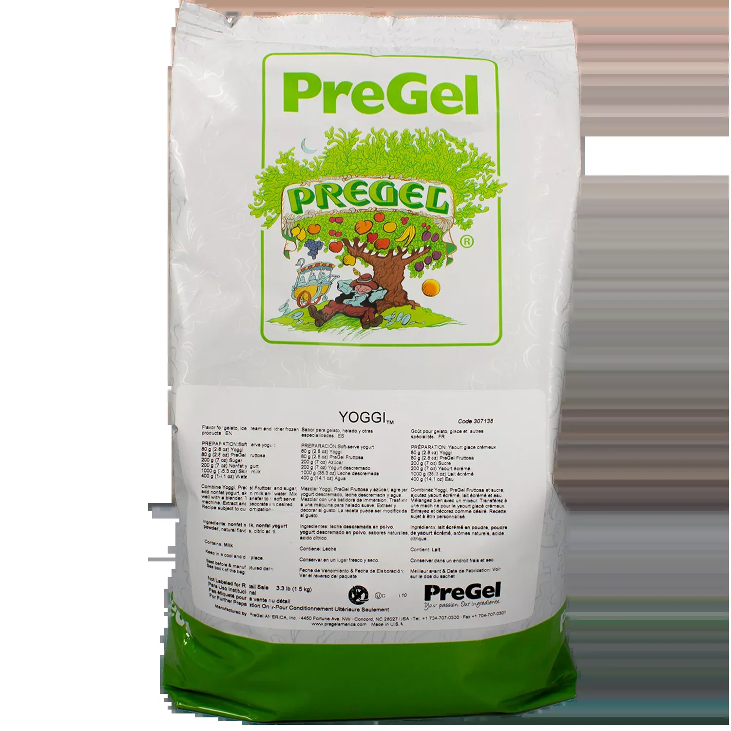 PreGel Yoggi 30 Powder - Bag (3.3 lbs)