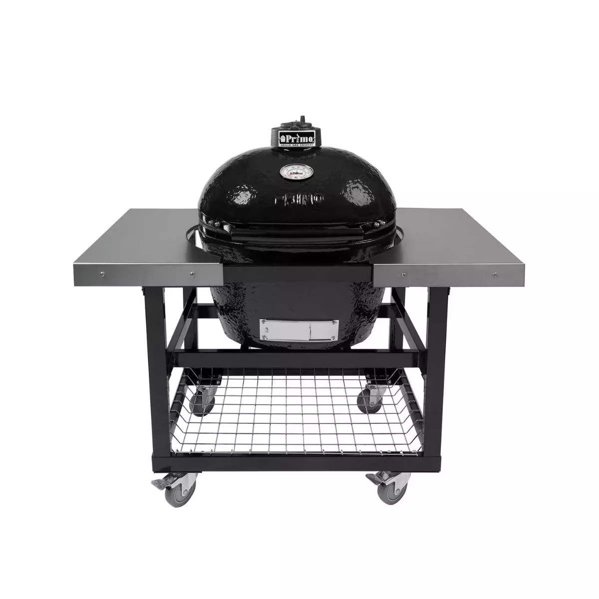 Primo Large Oval Kamado Grill with Cart Package