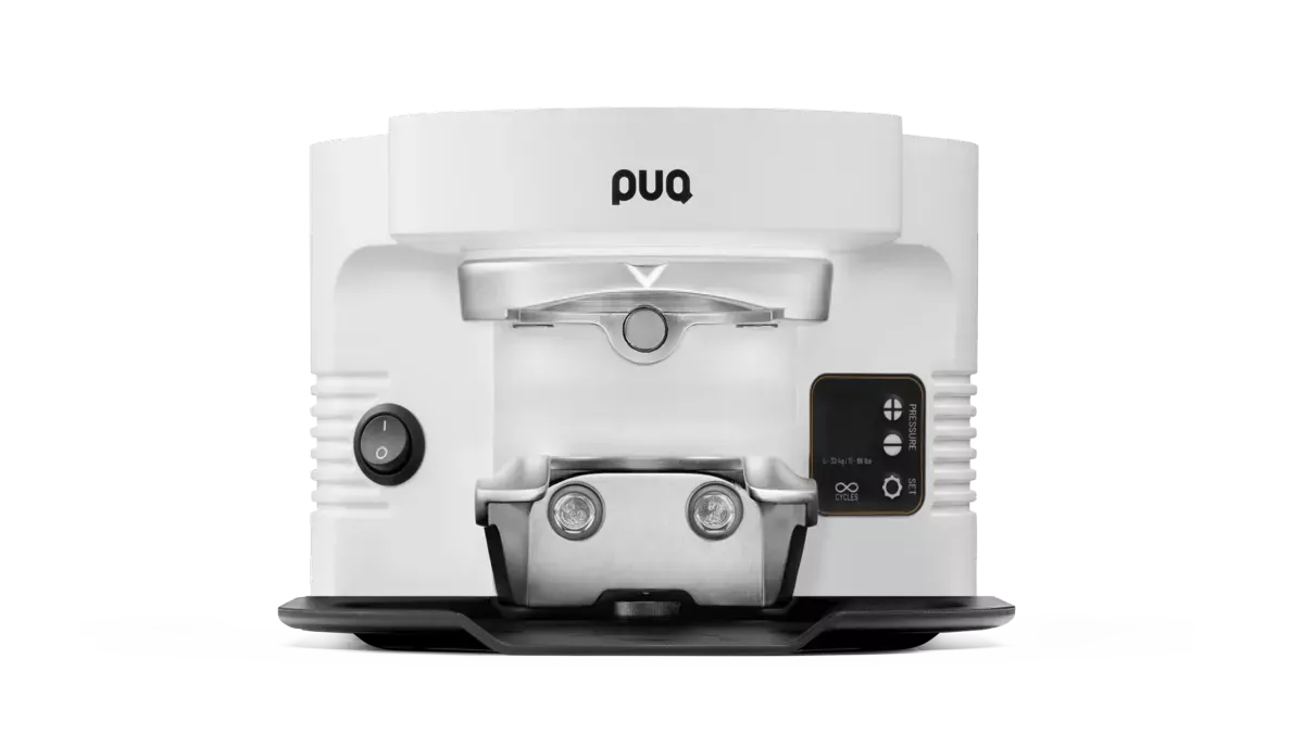 PUQ Press M3 Integrated Tamper for Mahlkonig E65S (White)