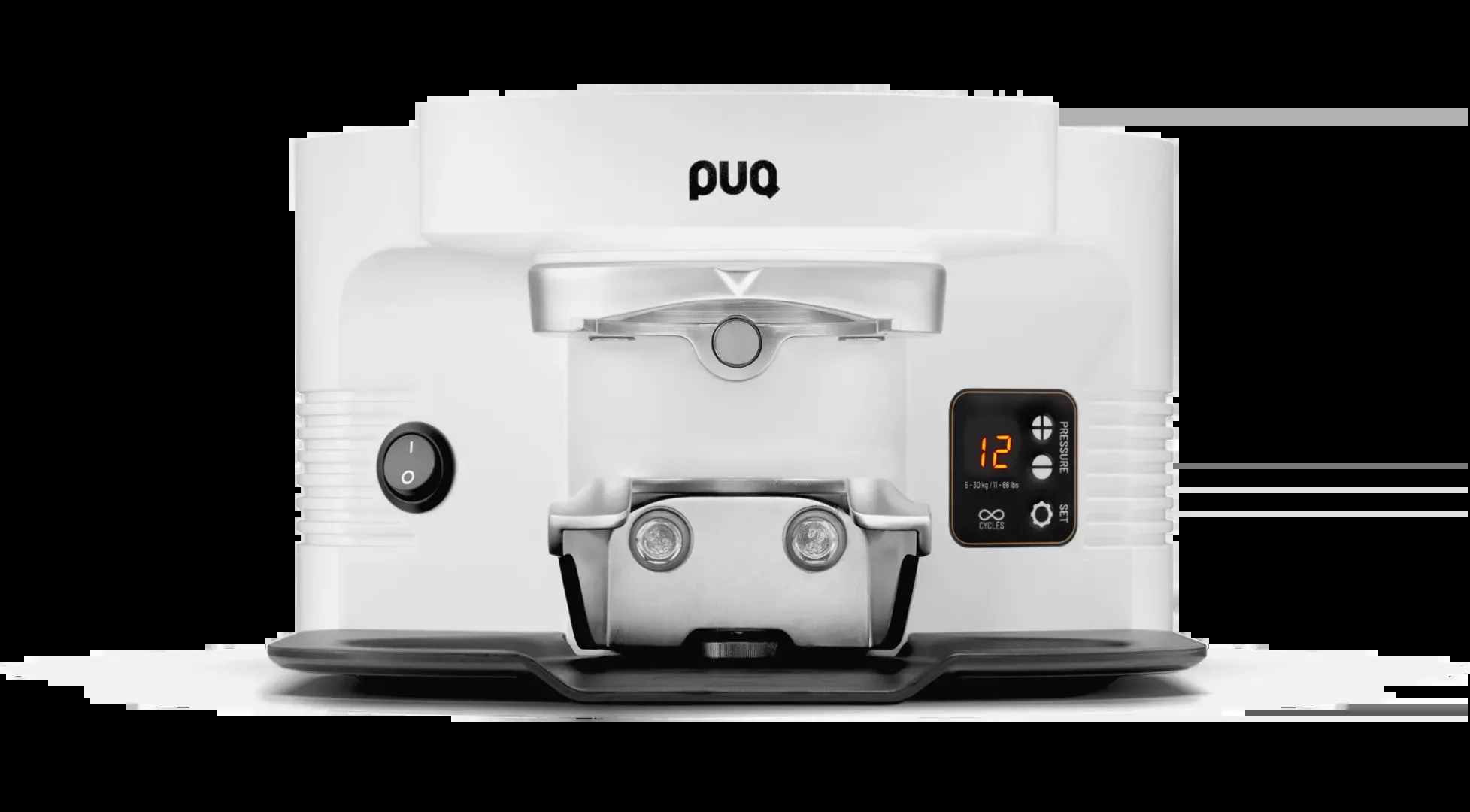 PUQ Press M5 Integrated Tamper for Mahlkonig E80 (White)