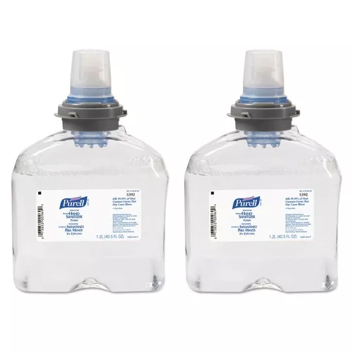 PURELL 5392-02 1,200 mL Foam Advanced Hand Sanitizer TFX Refill - Unscented (2/Carton)