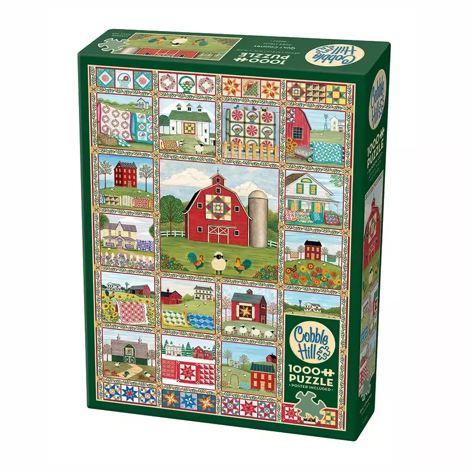 Quilt Country 1000 Piece Puzzle