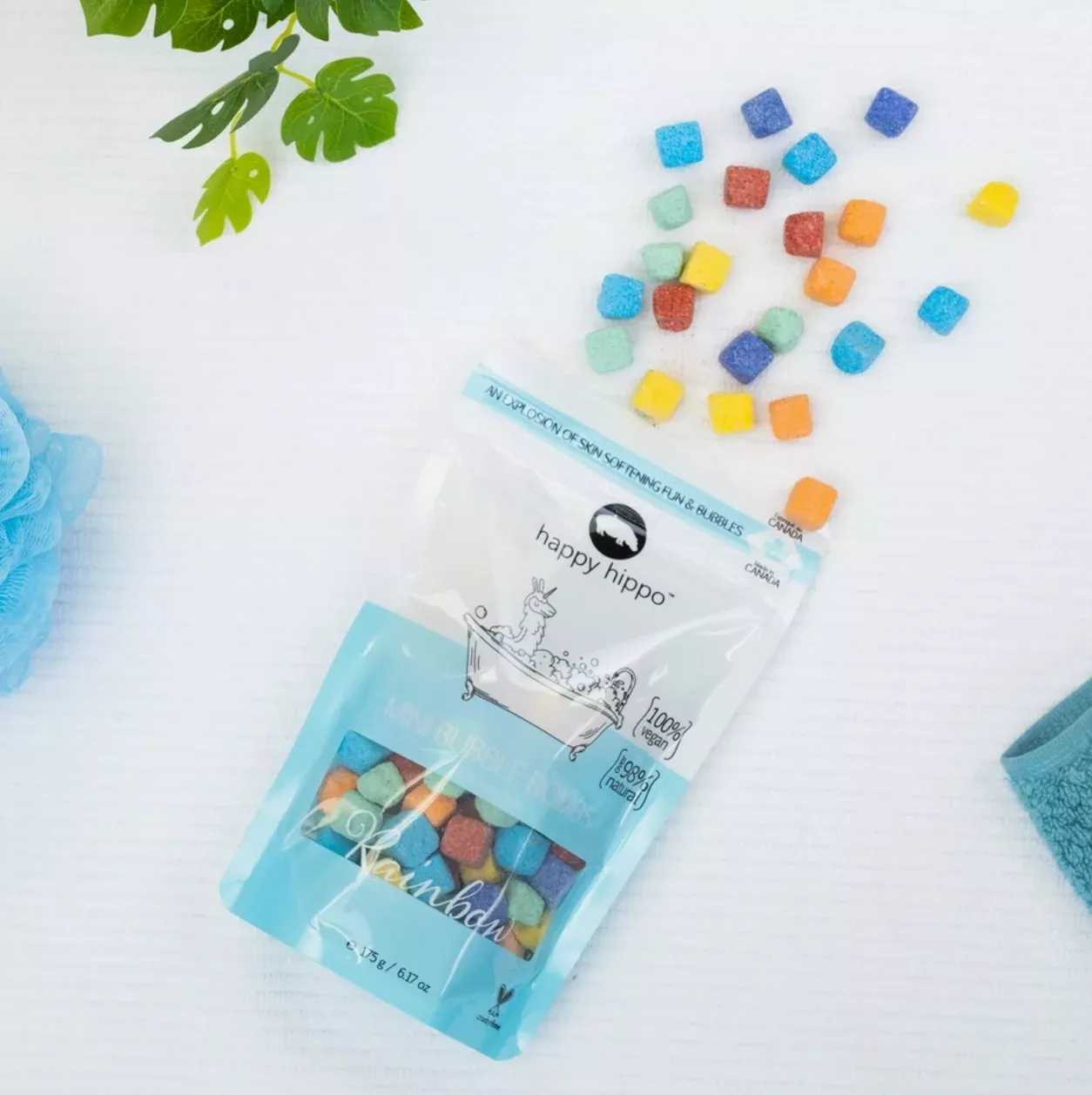 Rainbow Bubble Mini Bath Bombs