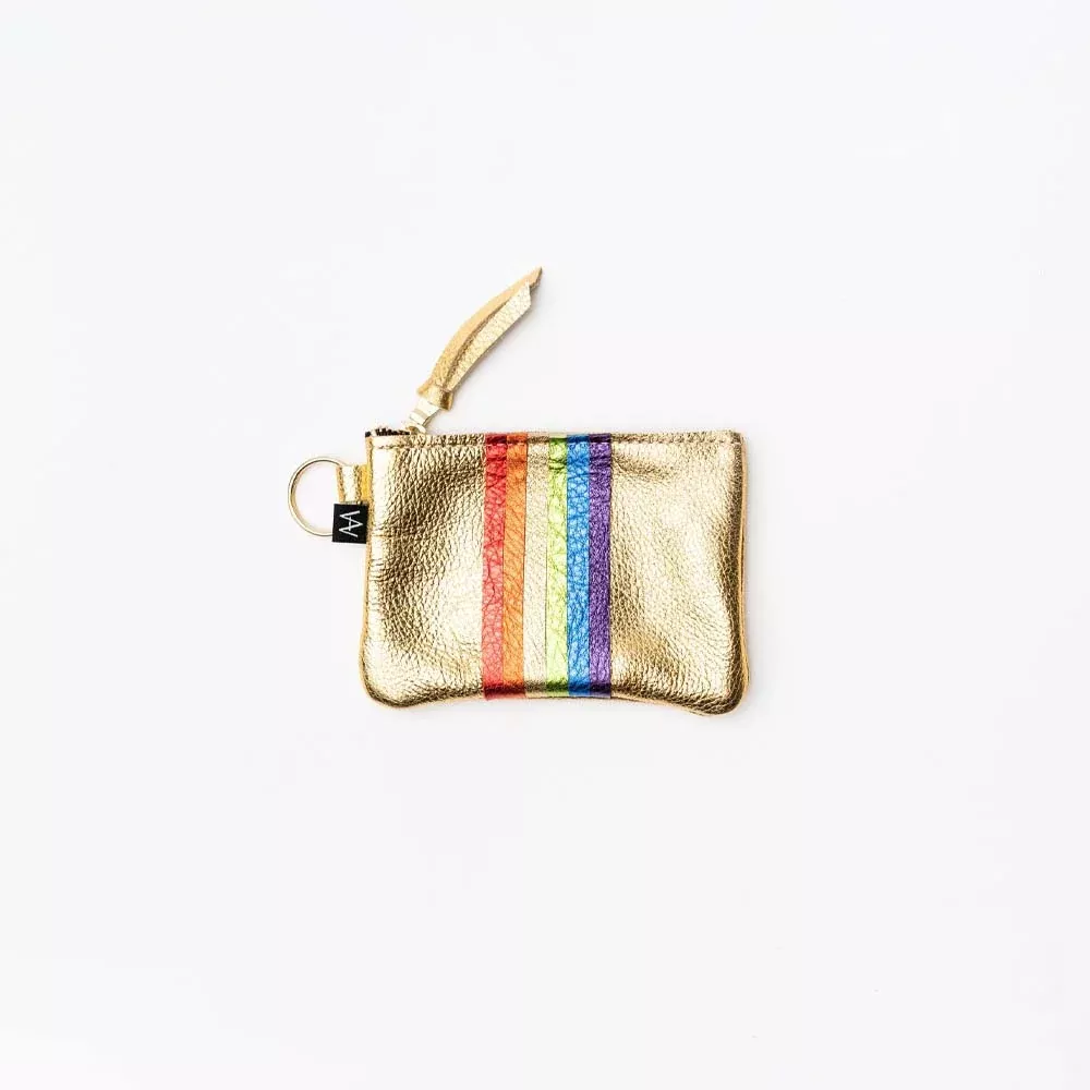 Rainbow Pouch - Gold
