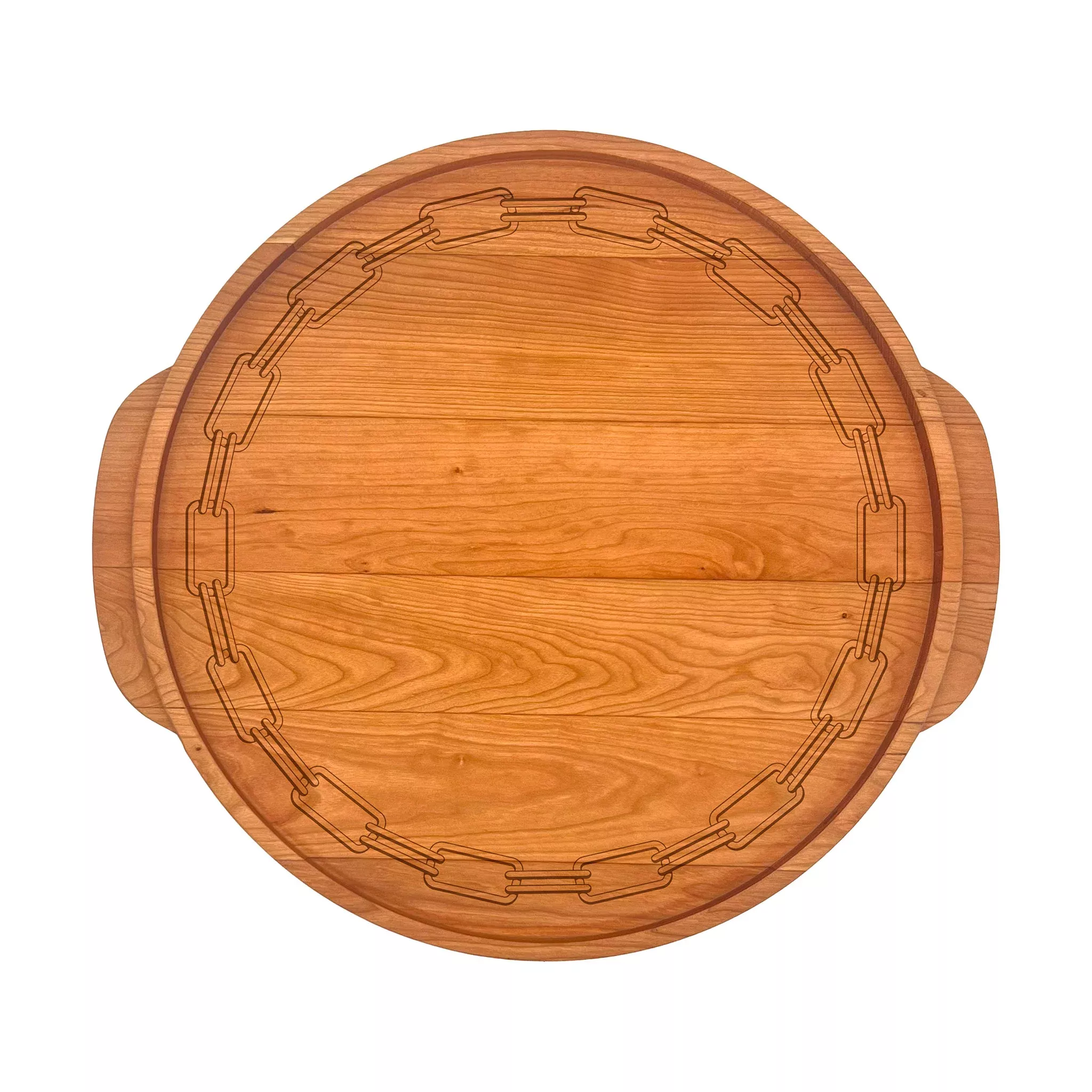Ramsay Gourd Home Cherry Round Serving Tray