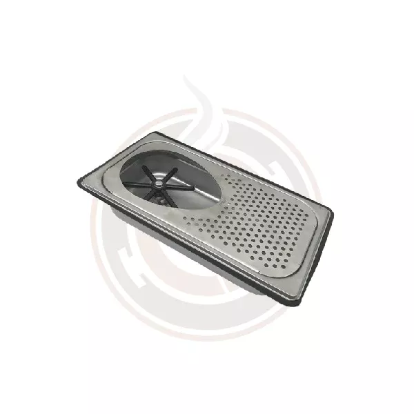 Recessed Milk Pitcher Rinser with Drain Board