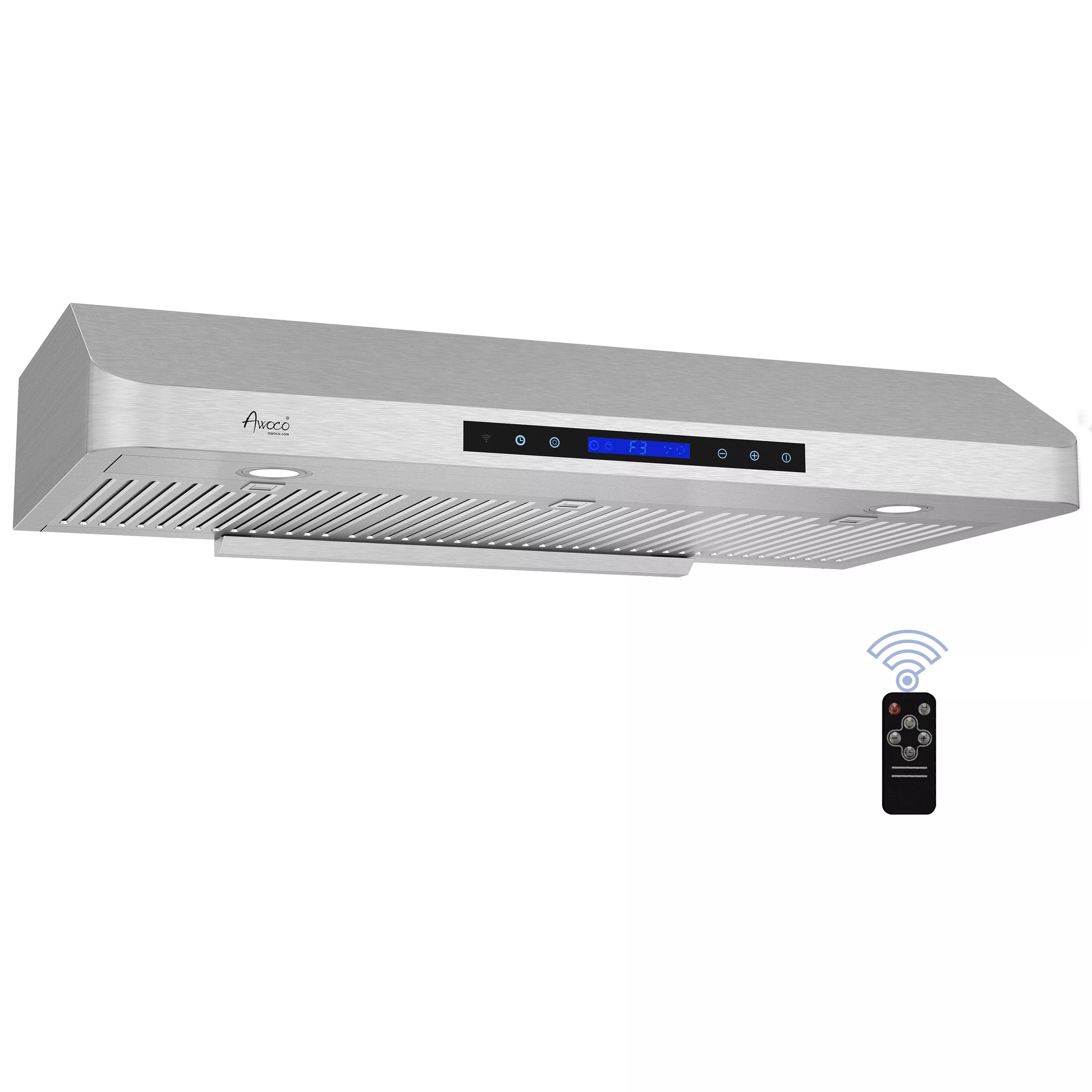 [Refurbished-A] Awoco RH-C06-A 36" Under Cabinet Range Hood - 6" Round Top Vent, 900 CFM