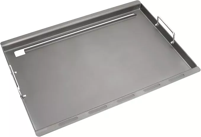 Replace for Weber 67550 Grates, Full-Size Griddle Inserts for Weber Summit 400 Gas Grills, Flat Top Griddle for Weber Summit E-420/E-450/E-470