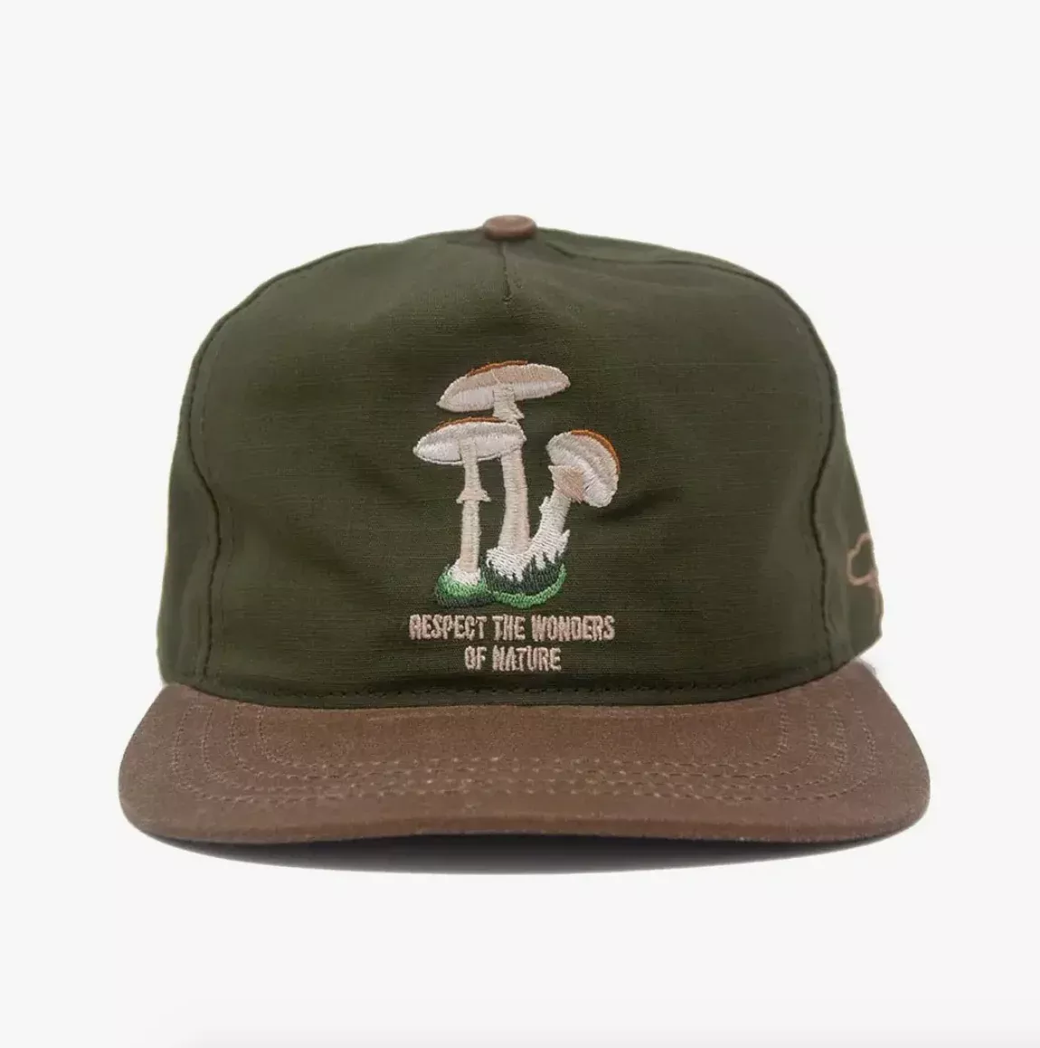 Respect Wonders II Snapback Cap - Olive