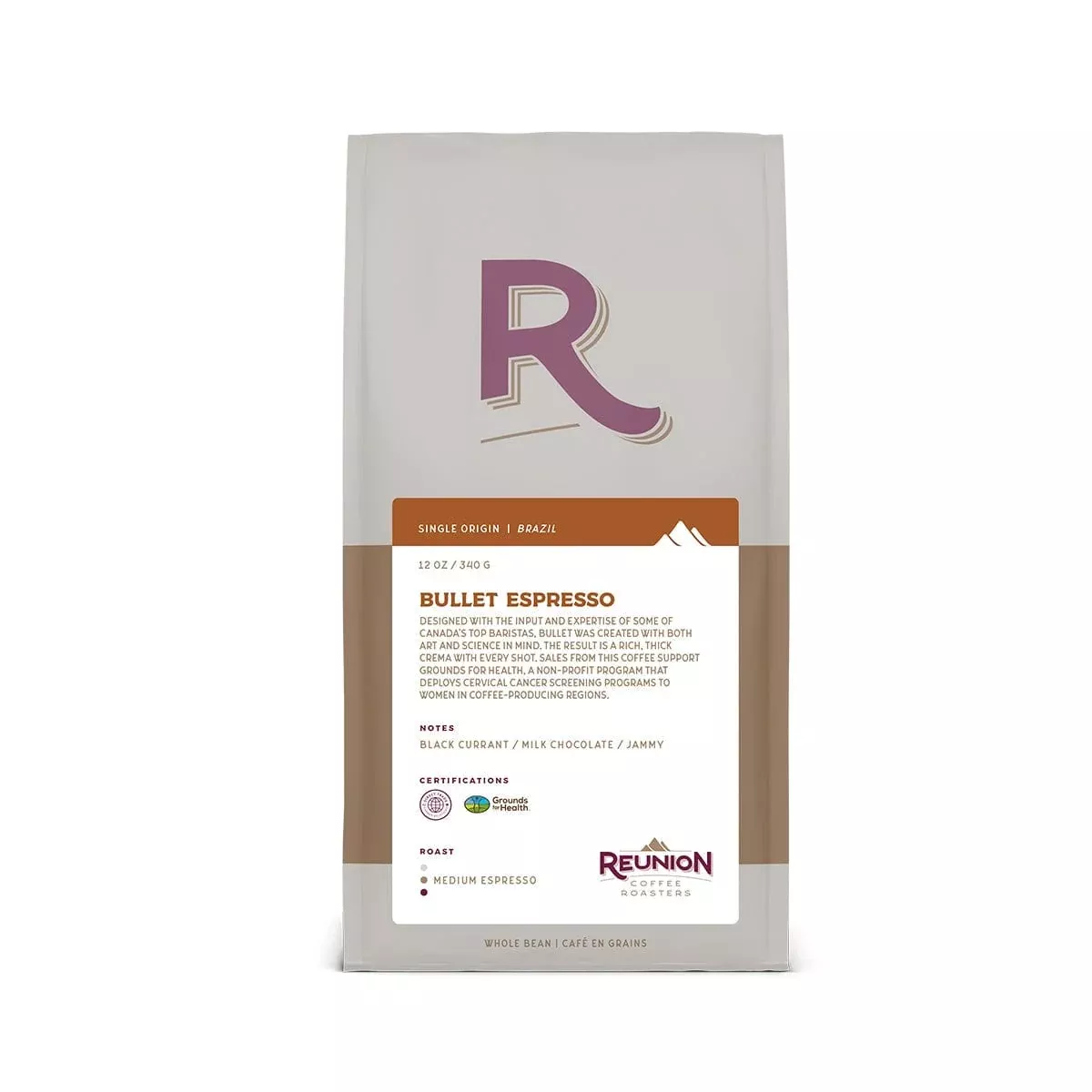 Reunion Coffee Bullet Whole Bean Coffee