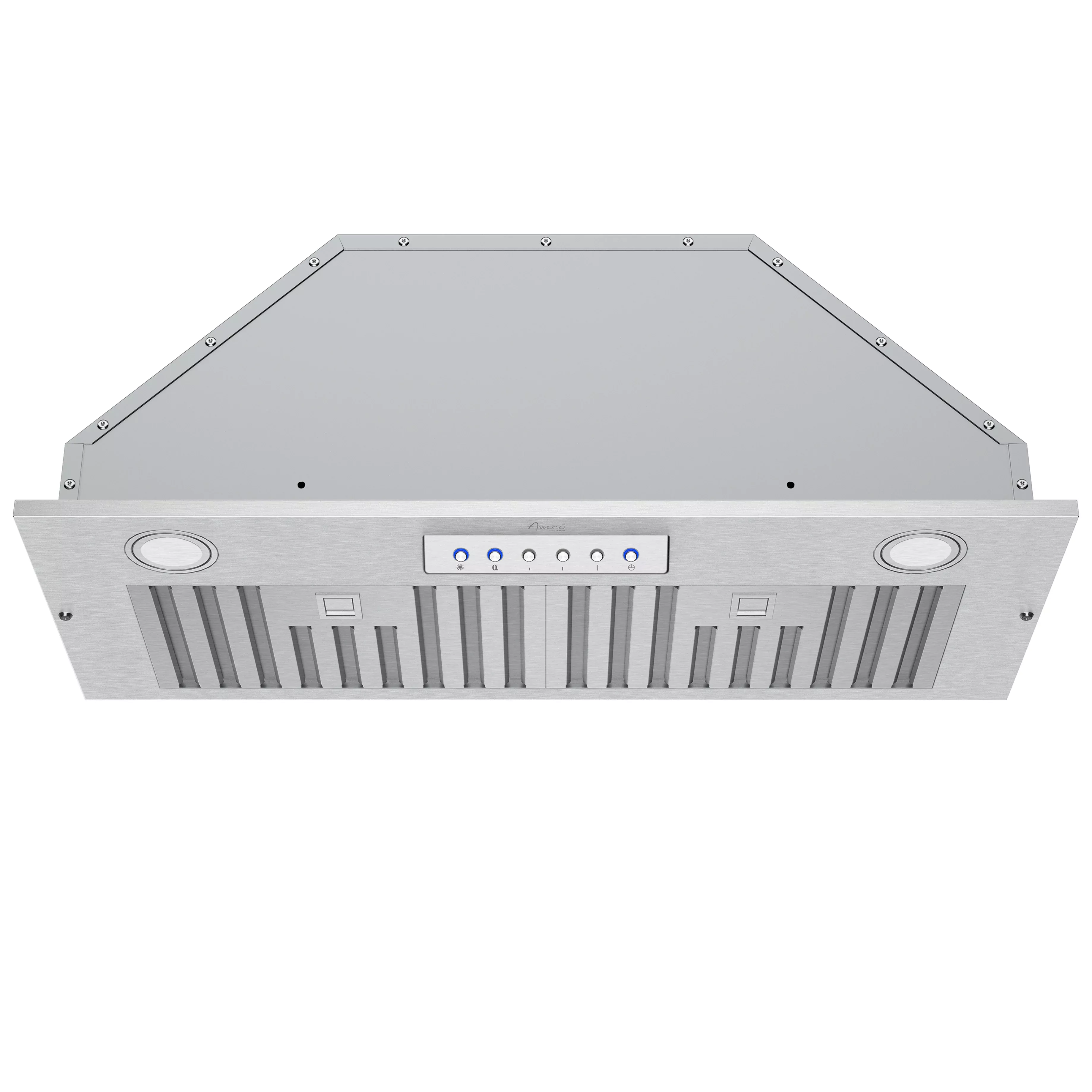 RH-BQ Range Hood 11-3/4"D Built-in Insert | 600 CFM with Electronic buttons