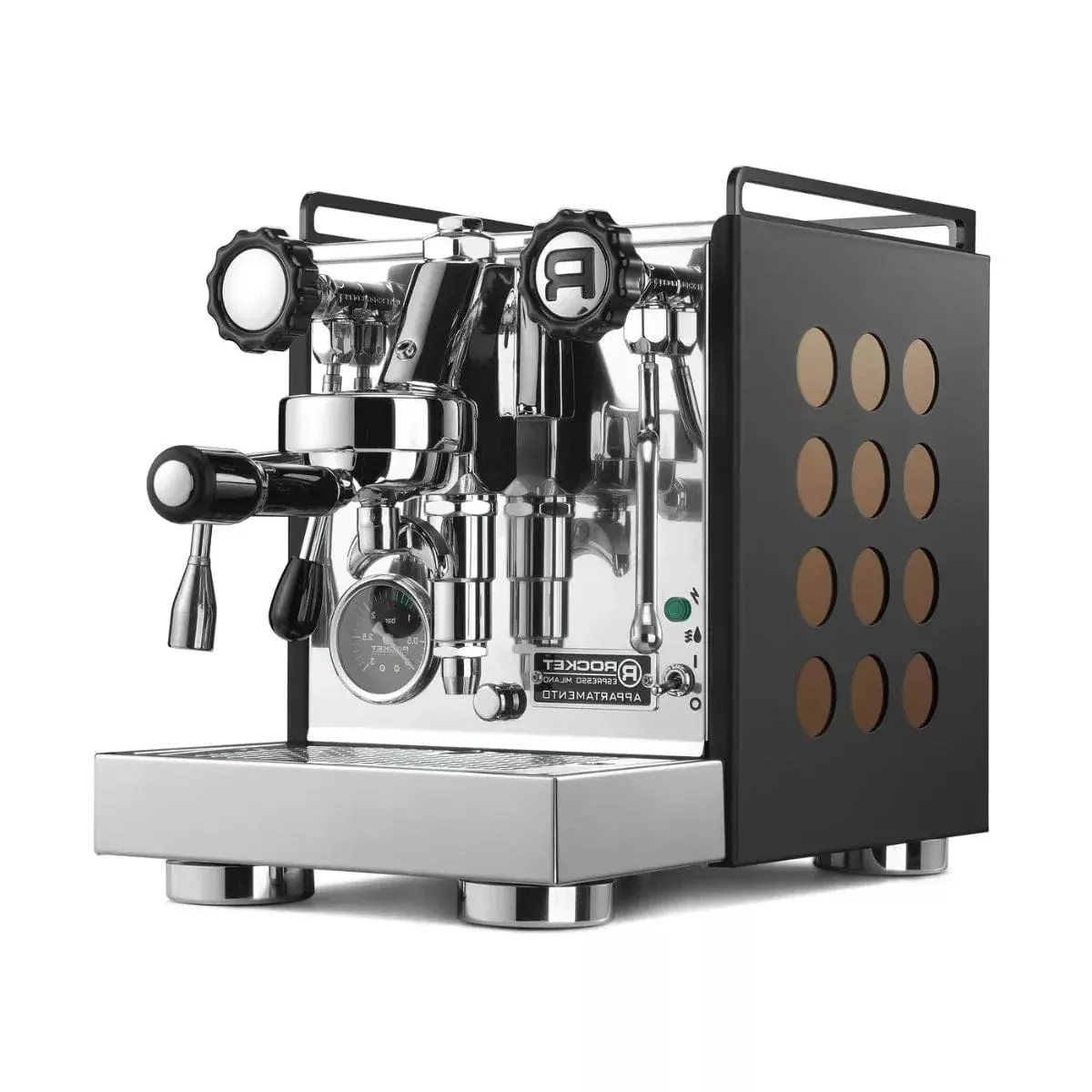 Rocket Appartamento Espresso Machine RE501B3C12 (Black-Copper)