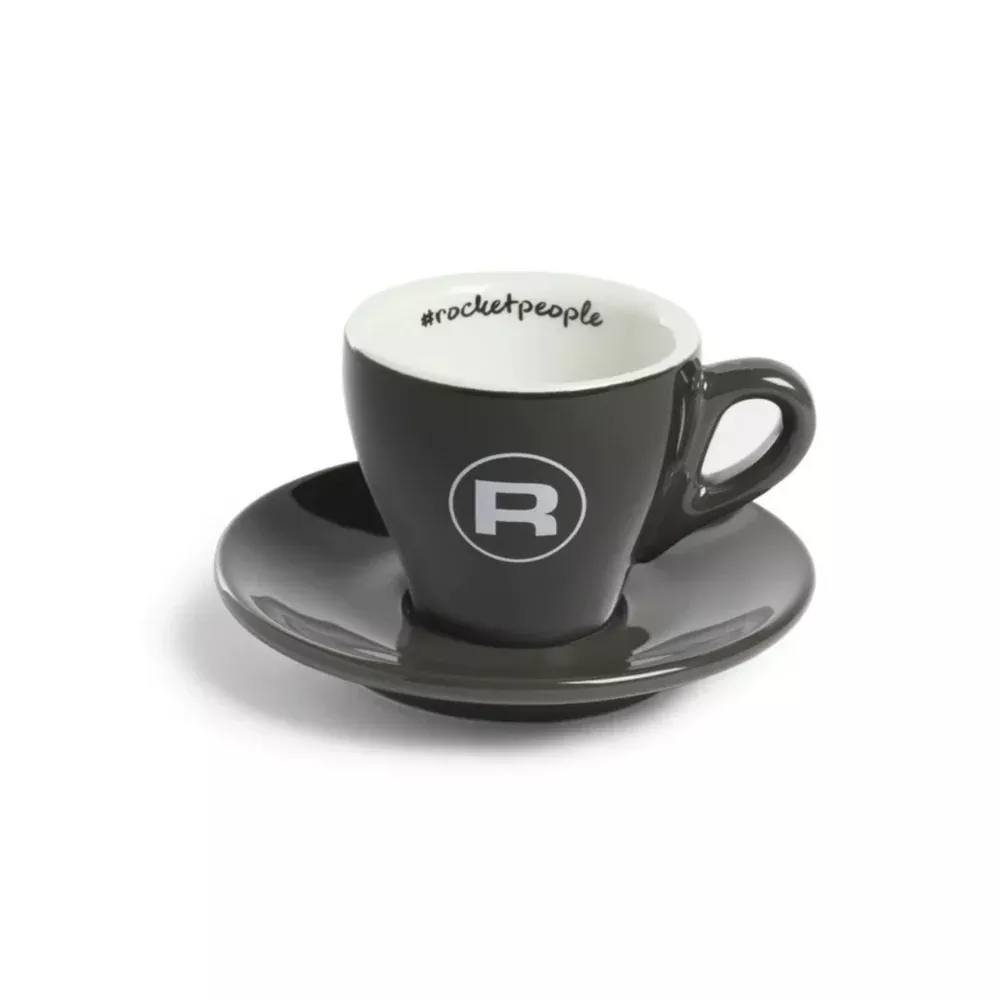 Rocket Flat White Cups - Hashtag Series - Set of 6 - Grey