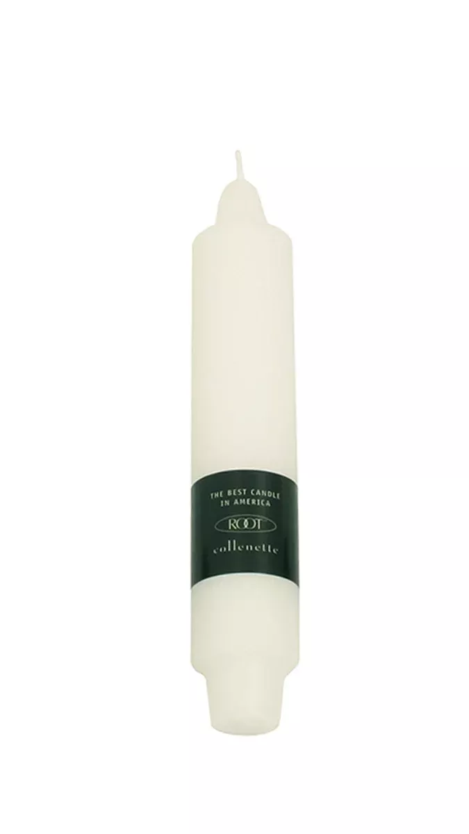 Root Timberline Collenette Candle – White – 7"