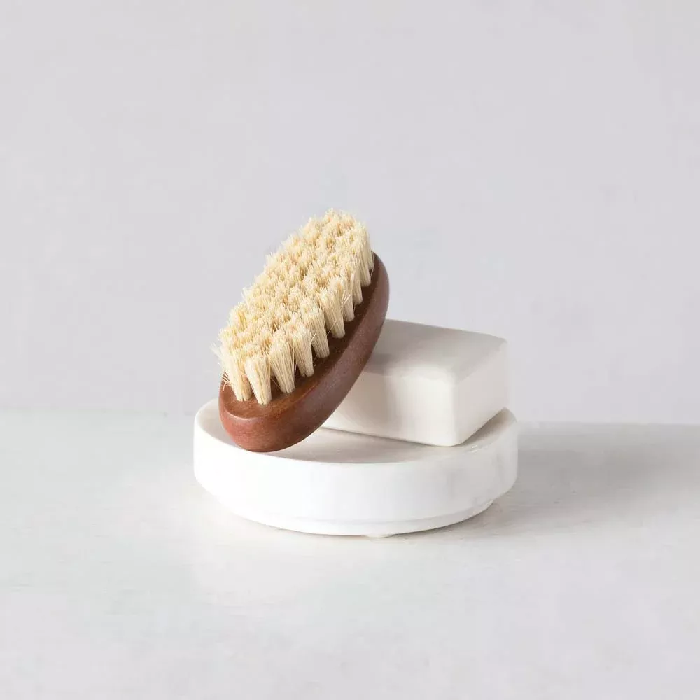 Round Marble Soap Dish
