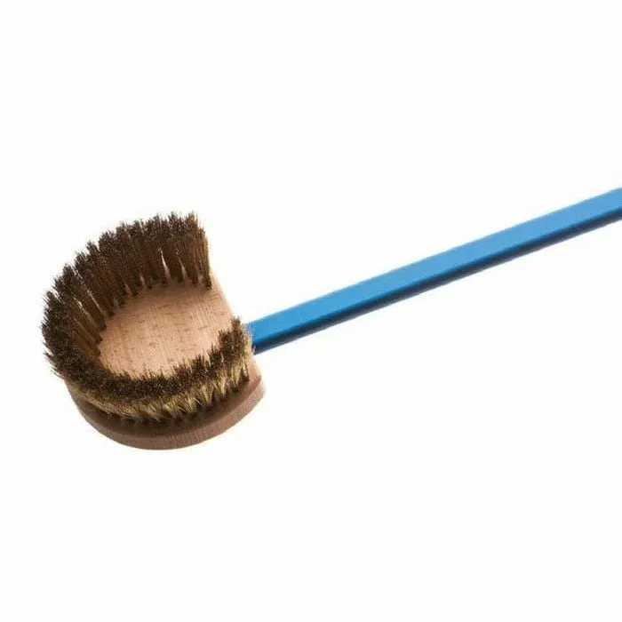 Round Rotating Head Oven Brush Brass Bristles