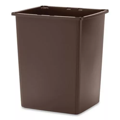 Rubbermaid Commercial FG256B00BRN 56 gal. Plastic Glutton Container - Brown