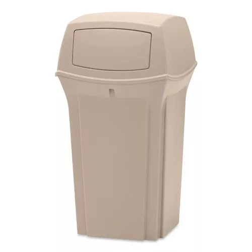 Rubbermaid Commercial FG843088BEIG Ranger 35-Gallon Fire-Safe Structural Foam Container - Beige