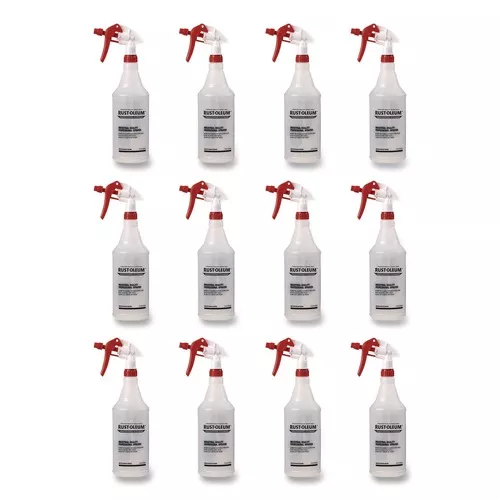 Rust-Oleum 394872 32 oz Empty Trigger Sprayer - Clear (12/Carton)