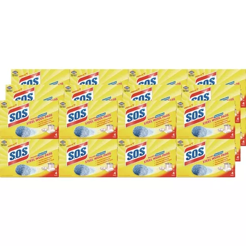 S.O.S. 98041 Steel Wool Soap Pad (24/Carton)