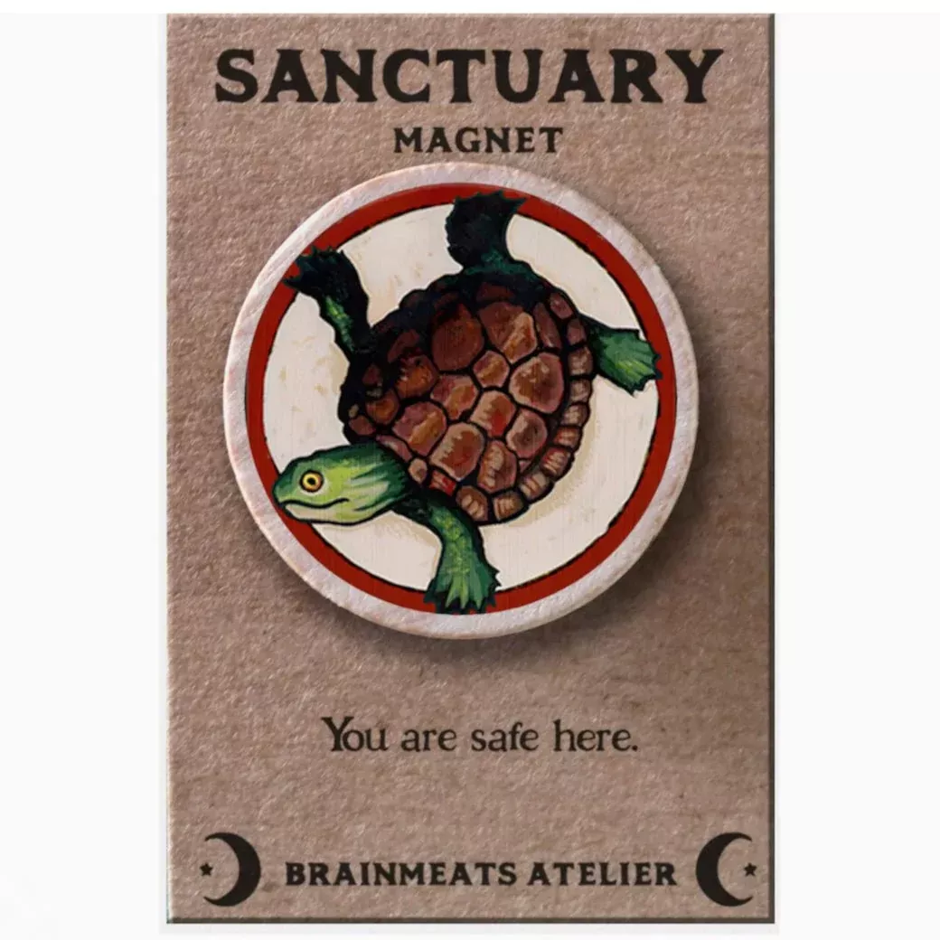 Sanctuary Magnet - Turtle Token for Safety & Comfort