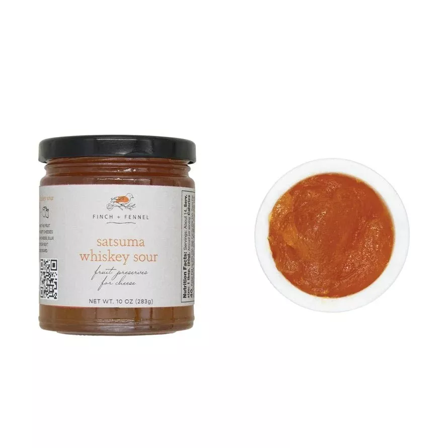 Satsuma Whiskey Sour Fruit Preserves for Cheese Pairing