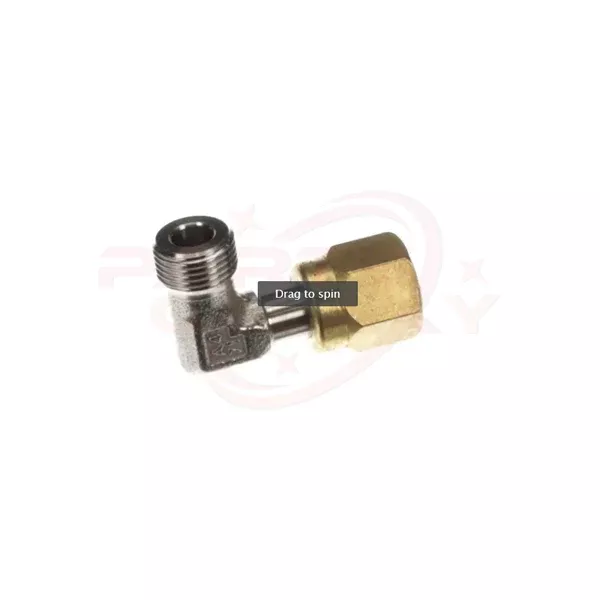 Schaerer 3370064060 Adjustable Elbow Fitting, M12-M12, Preass., Inox