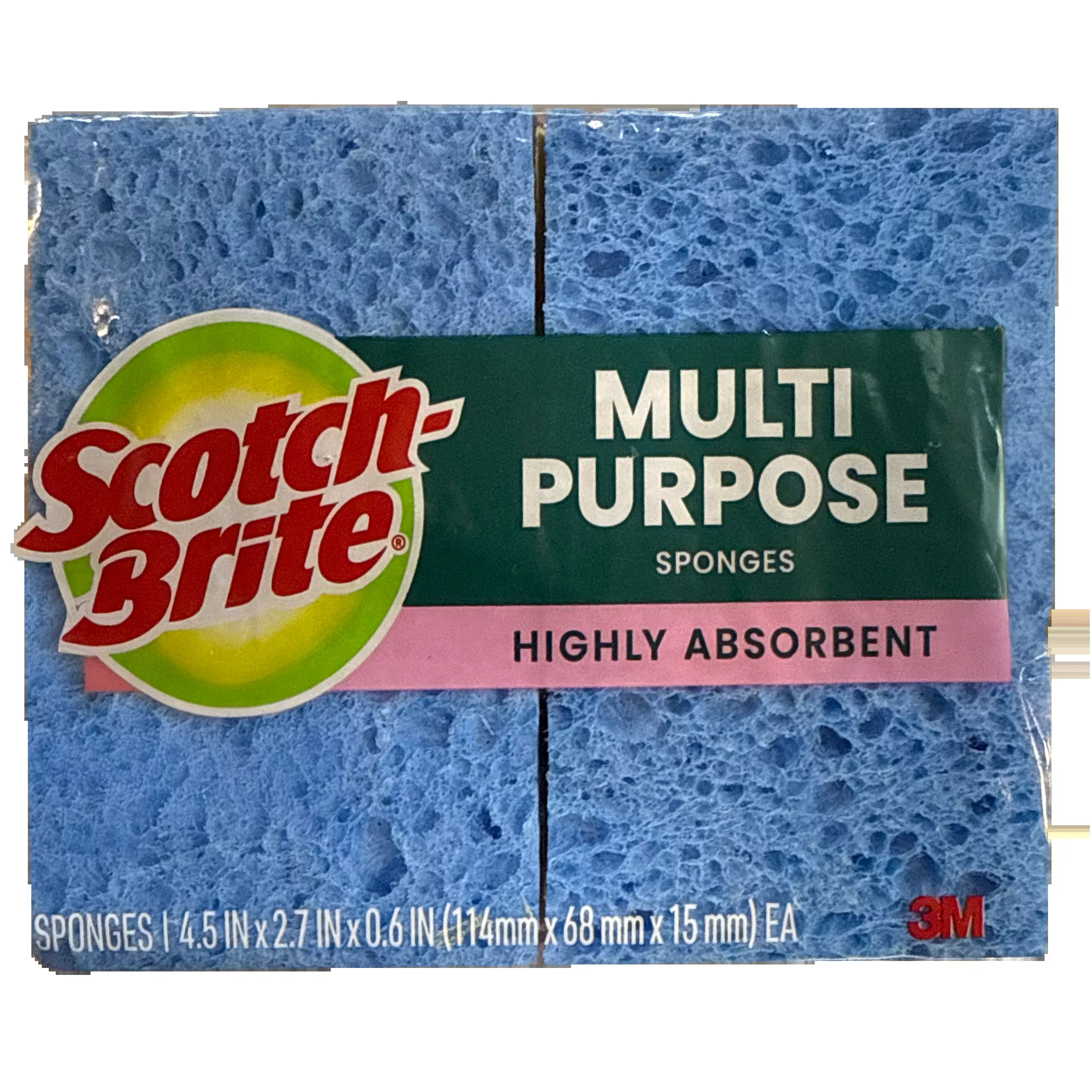 Scotch Brite Multi Purpose Sponge - 4 pk