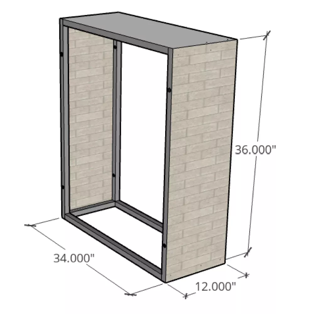 Segmental 12" Filler Cabinet