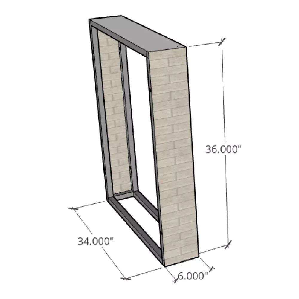Segmental 6" Filler Cabinet