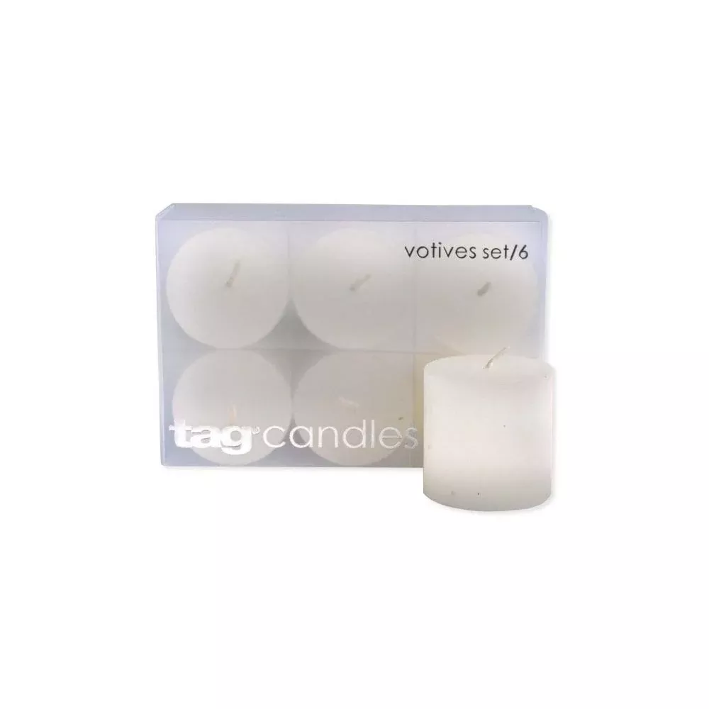 Set Of 6 Votive Candles