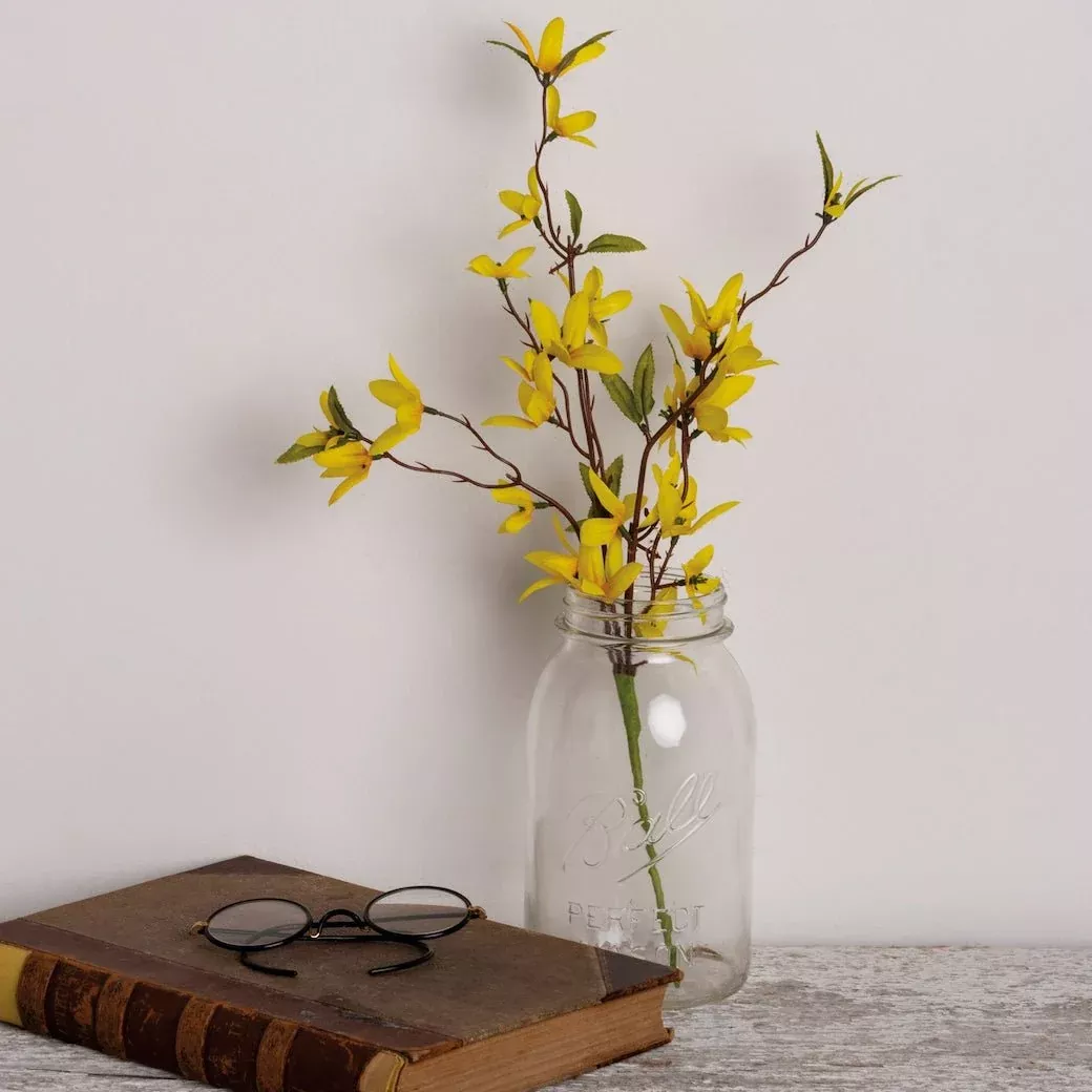 Set of Three Forsythia Floral Sprays