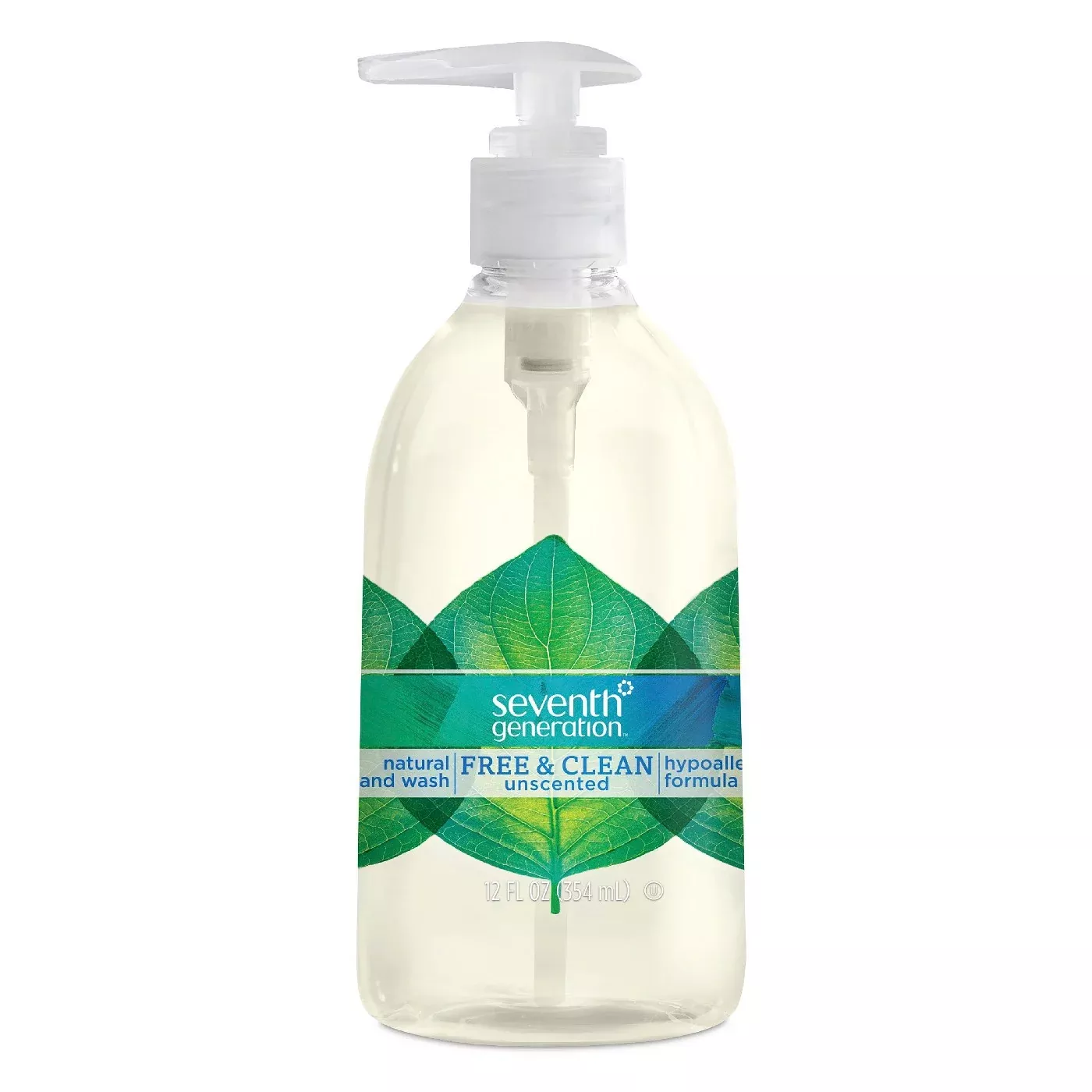 Seventh Generation Natural Hand Wash - Free & Clean unscented 12oz