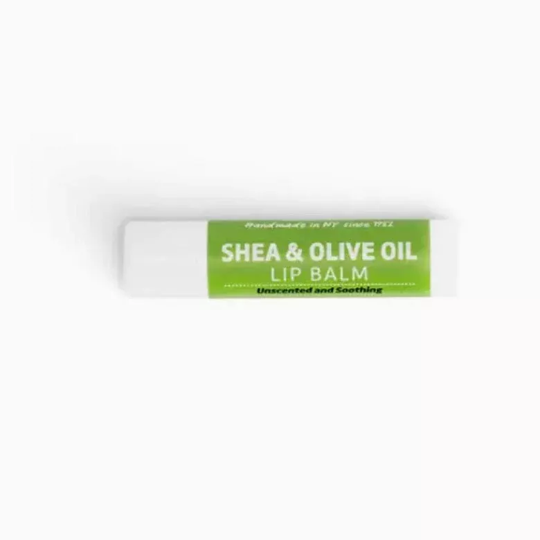 Shea and Olive Oil Unscented Lip Balm
