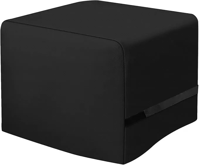 Side Fire Box Grill Cover Fits for Char-Griller 22424 72424 E82424 Portable Tabletop Grill, 600D Heavy Duty BBQ Cover Waterproof Portable Grill Cover, 18 x 18 x 20 Inch