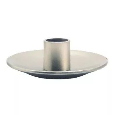 Simplicity Pewter Metal Candle Holder