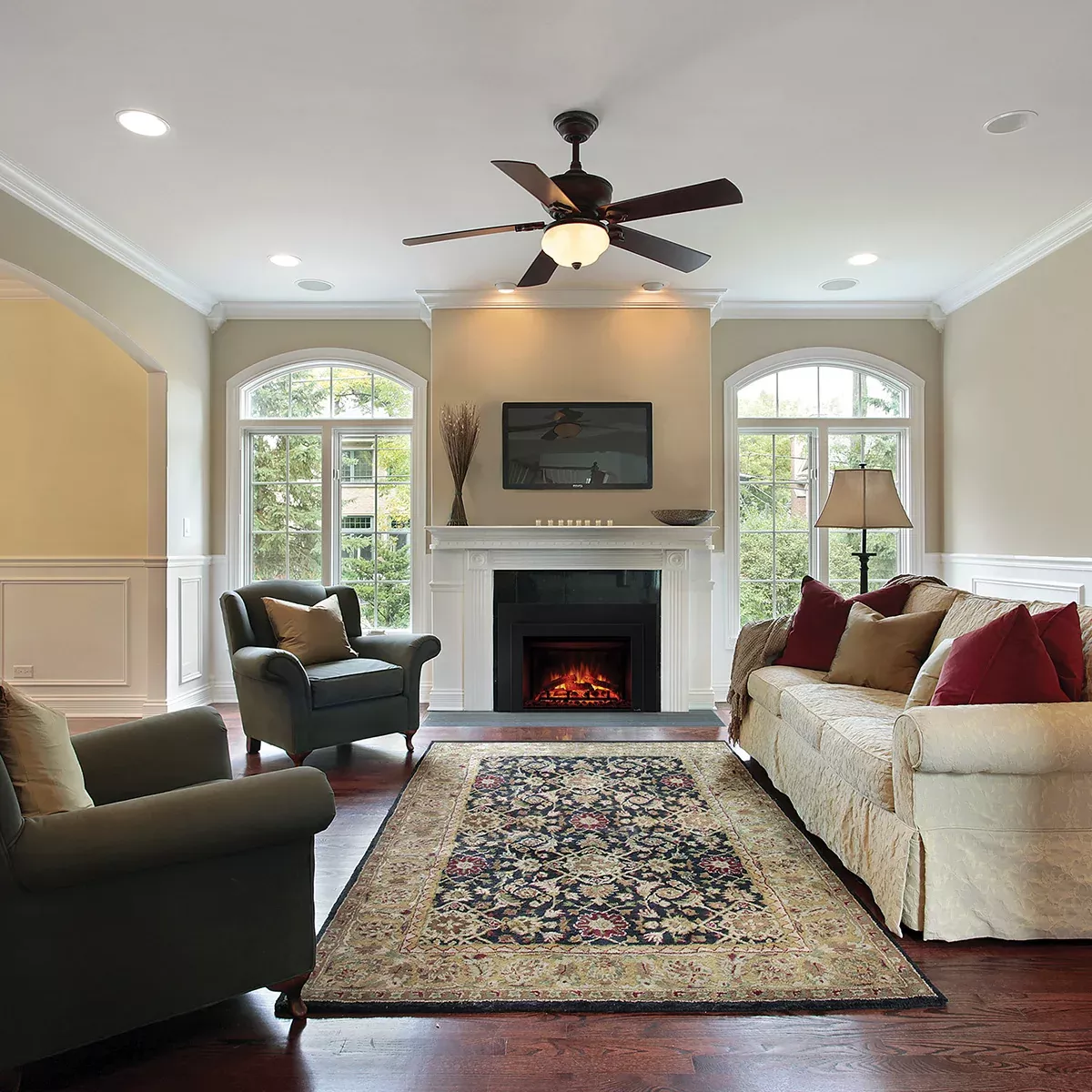 SimpliFire Traditional Built-In Electric Fireplace