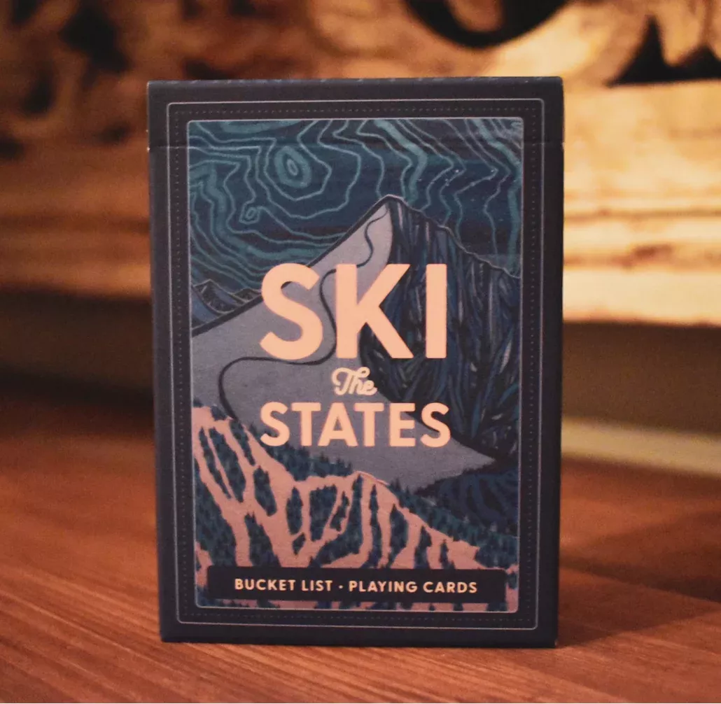 Ski the States Playing Cards