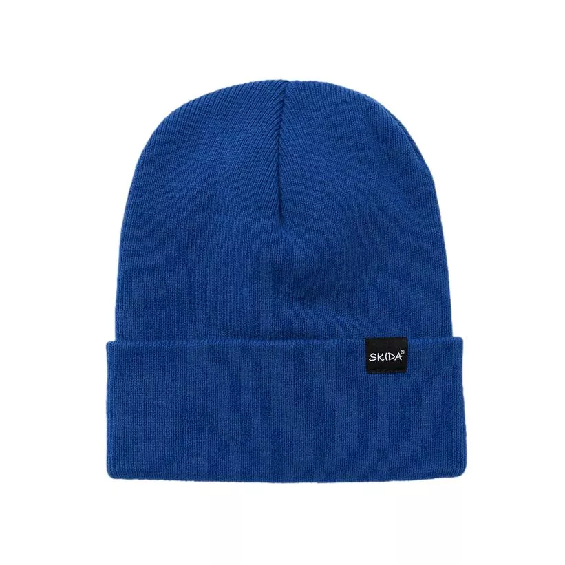 SKIDA USA Knit Ridge Beanie - Bijoux Blue
