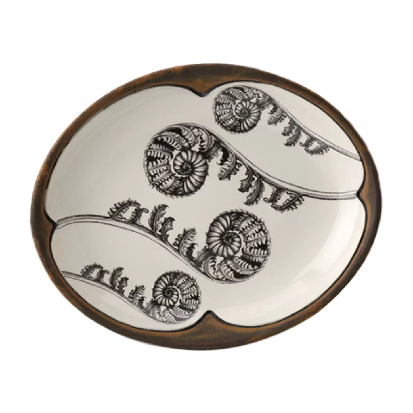 Small Serving Dish - Wood Fern